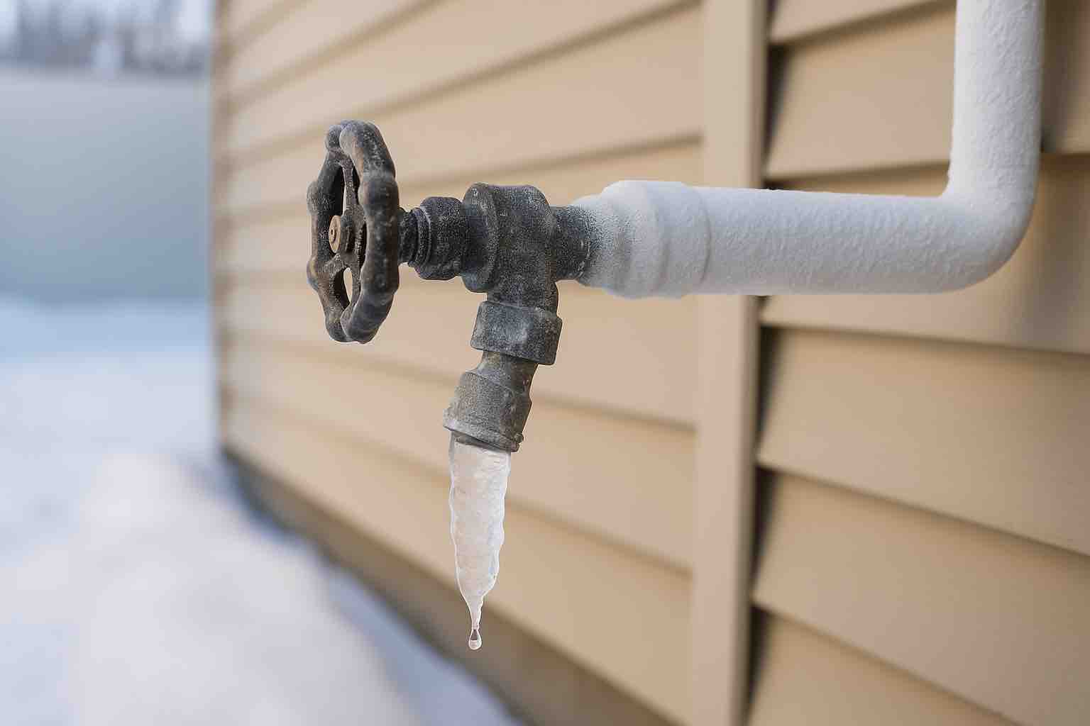 Frostschäden an Leitungen vermeiden