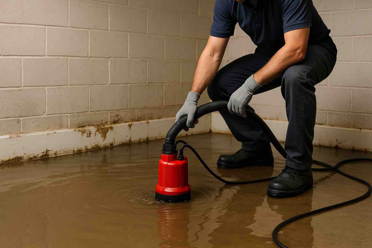 Überschwemmung im Keller! Was tun?